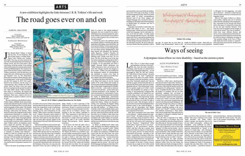 Review of Libby's Eyes in the Times Literary Supplement